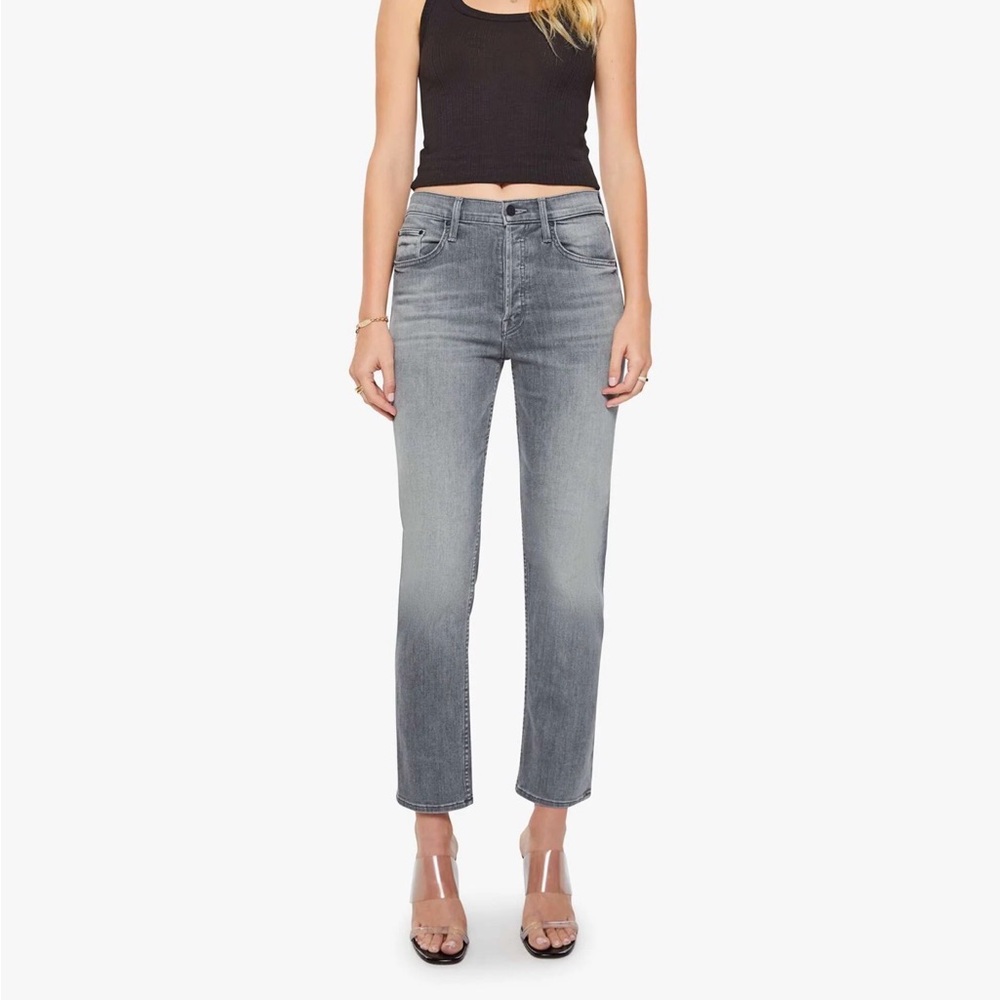 MOTHER the Tomcat Gray Straight Leg - size 26